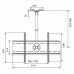 CW2859 DigiTech 32" - 70" Ceiling Mount TV Bracket